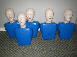 CPR training equipment