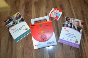 AED trainer and training manuals